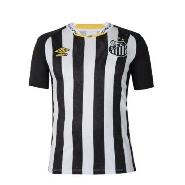 Imagem de Camisa Umbro Santos Of.2 2025 (Torcedor) Nº 10 C/Nome-Masculino