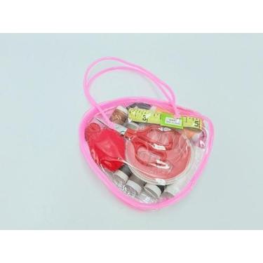 Imagem de Kit de Costura Portátil OK-037 Rosa - Okachi