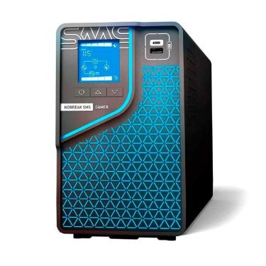 Imagem de Nobreak SMS Gamer, 2000VA, Entrada Bivolt, Saída Bivolt, Senoidal, Wi-Fi, USB, 8 Tomadas, Preto