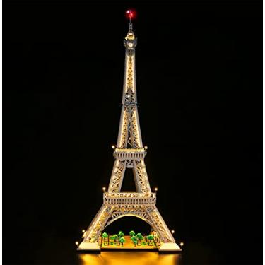 Imagem de BrickBling Kit de montagem de luz LED para Lego 10307 Torre Eiffel, luzes criativas para Torre Eiffel Lego (tijolos não incluídos)