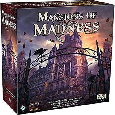 Imagem de Fantasy Flight Games Mansions Of Madness 2ª Edição (Jogo Básico) | Jogo De Terror | Jogo De Tabuleiro Misterioso Para Adolescentes E Adultos | A Partir De 14 Anos | 1-5 Jogadores | Tempo Médio De Repr