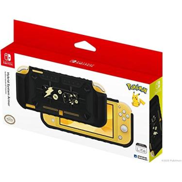 Imagem de Hori Nintendo Switch Lite Hybrid System Armor (Pokemon: Black & Gold Pikachu) By - Officially Licensed By Nintendo and the Pokemon Company International - Nintendo Switch