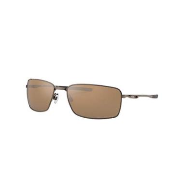 Imagem de Óculos de Sol Oakley Masculino OO4075 Square Wire, Gunmetal/Tungstênio Irídio Polarizado, 60 mm