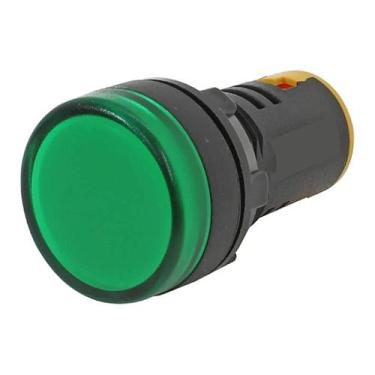Imagem de Sinaleiro Led 220v Verde IP65 22mm Metaltex