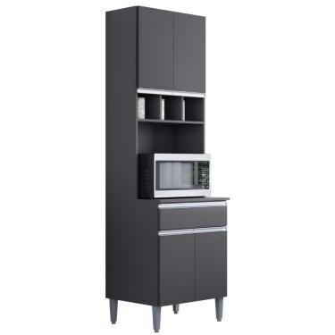 Imagem de Paneleiro Duplo Andréia 4 Portas Cinza Ajl