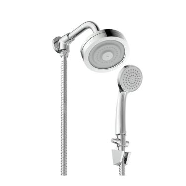 Imagem de Chuveiro Redondo 12cm Com Sistema Autolimpante Com Desviador Master Chuveiros Cromado