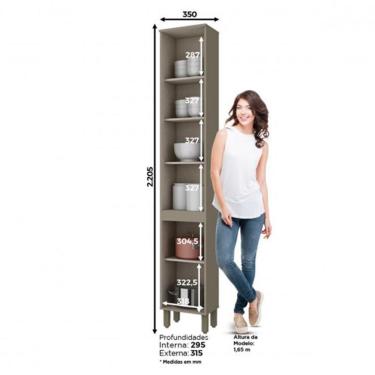 Imagem de Paneleiro 2 Portas Connect Duna-cristal - Móveis Henn Duna-cristal