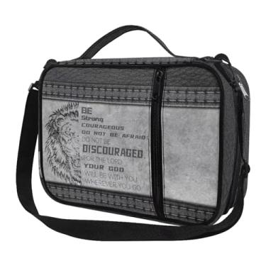 Imagem de Vanideaoty Capas De Bíblia Grandes Com Estampa Leão, Para Cristã Homem Alça E Ombro, Suporte