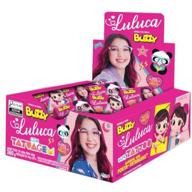 Imagem de Chiclete Luluca Tutti Frutti com Tatuagem