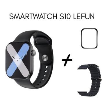 Imagem de Relógio Smartwatch S10 Pro Lefun Lançamento 2 Pulseiras e película, Pr