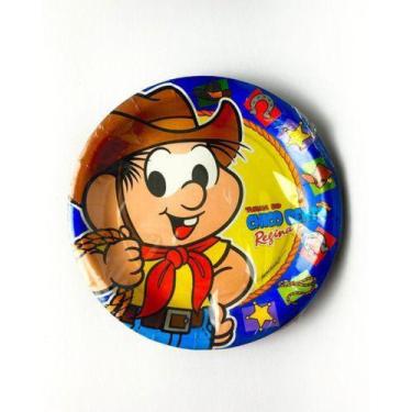 Imagem de Prato Chico Bento Turma Da Monica Festa Aniversario Pratinho - Regina 