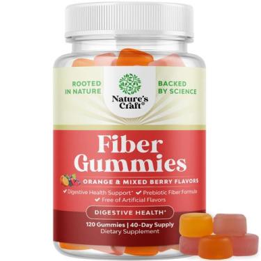 Imagem de Fiber Gummies Natures Craft Tasty Prebiotic para adultos 120 ct
