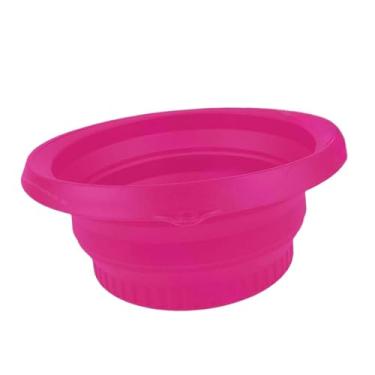 Imagem de Ｂｅｓｇａ Lavatório dobrável de silicone para gelo, recipiente para bebidas, prato redondo, panela, balde de gelo dobrável multiuso