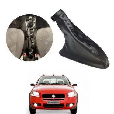 Imagem de Coifa Alavanca Freio de Mão Fiat Strada Working 2010 2011 2012 2013 20