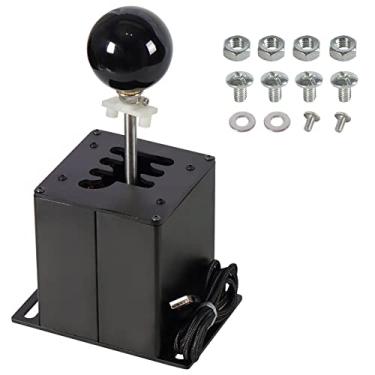 Imagem de Htostar Racing PC USB Simulator Racing Shifter Compatible with G29 G27 G25 G920 T300RS/GT Steering Wheel Sequential H Gear Shifter Compatible with ATS ETS Dust WRC Sim Racing Games 6+R Black