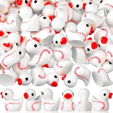 Imagem de Soulchen 50 Peças Mini Bonecos De Beisebol Resina, Em Miniatura Para Festa Verão, Praia, Carnaval, Micro Ornamento Paisagem, Acessórios Jardim Casa Bonecas