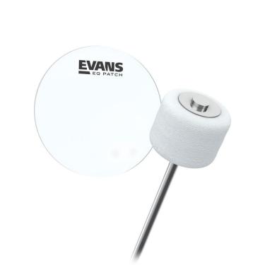 Imagem de Pad Protetor Pele Bumbo Pedal Simples (2 Peças) Evans Eqpc1 [f035]