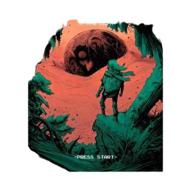 Imagem de Zeldas Link Legend Videogame Pintura Em Tela Arte De Parede Para Quart