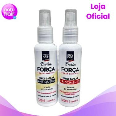 Imagem de Kit Tônico Antiqueda + Crescimento Natuhair 120ml - Natuhair Cosmético