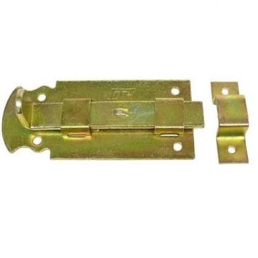 Imagem de Ferrolho Fio Chato 3,0'' Bicromatizado - Loth com Parafusos