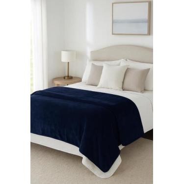 Imagem de Cobertor Blanket High 300 Casal 1,80X2,20cm - Kacyumara, Azul Blanket