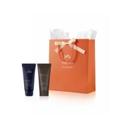Imagem de Kit Presente Natura Homem Gel para Barbear e Balm Pós-barba Natura Essencial