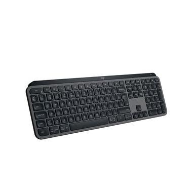 Imagem de Teclado sem fio Logitech MX Keys S Iluminação Inteligente, Bluetooth/Receptor USB e Bateria Recarregável - Grafite