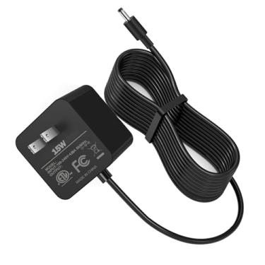 Imagem de IOKOFJOA Carregador de 15 W para Amazon Echo Dot 3ª geração, Echo Dot (3ª/4ª geração) com relógio, Echo Dot Kids Edition, Echo Show 5, Echo Spot e Fire TV Cube, cabo de alimentação adaptador CA