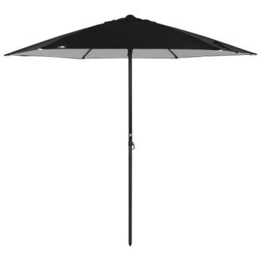 Imagem de Guarda-Sol Milagres Premium em Alumínio 2,40m Preto Bel, 2,40m