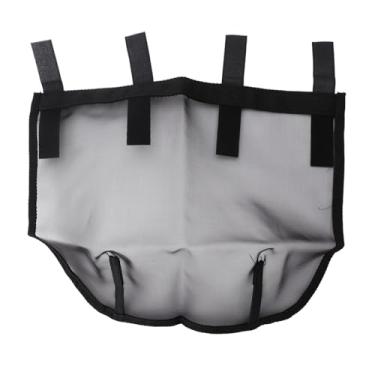 Imagem de QANYEGN Cavalos moscas máscaras, cobertura de nariz de malha de cavalo, tecido de malha de ajuste máscara de mosca respirável para cavalo de conforto médio ou tamanho grande