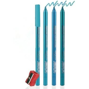 Imagem de Fato de lápis de delineador flash de gel colorido, 3 canetas de delineador de olhos, caneta de delineador de olhos impermeável, sombra de olhos, sobrancelha, lápis de olhos (09# 11#+15#)