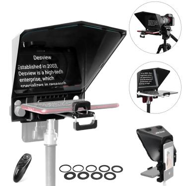 Imagem de Teleprompter para SmartPhone Desview T2 Portátil com Visor HD para DSLR e Mirrorless