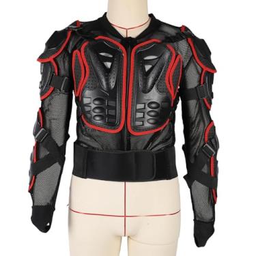 Imagem de Luocute Motocicletas Menas de Protetora Corporal Men, Montando Equipamentos de Proteção, Protetor de Espinha No Peito Bicicleta de Terra do ATV, Proteção à Prova de Colapso de Bicicleta (L)