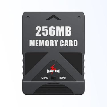Imagem de MAYFLASH 256MB Memory Card for PlayStation 2, High Speed Game Memory Card Compatible with PS2 and PS2 Slim