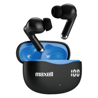 Imagem de Maxell Fones de ouvido com cancelamento de ruído ativo sem fio verdadeiro – tecnologia ANC e ENC – 22 horas de reprodução – som imersivo