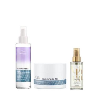 Imagem de Wella BlondorPlex Care Line Leave-in Protective 145ml + Masc 150ml + Ó