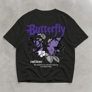 Imagem de Camiseta Branca Masculina Algodão Premium Oversized Basica - Helvog, P