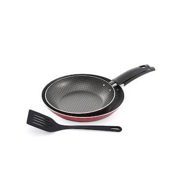 Imagem de Conjunto Frigideiras Multiflon Gourmet 18cm e 22cm Antiaderente Ultra 7 Vermelha
