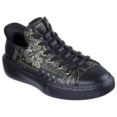 Imagem de Skechers Tênis masculino Snoop Dogg: Snoop ONE-Double G Hands Free Slip-Ins, Preto/dourado, 40