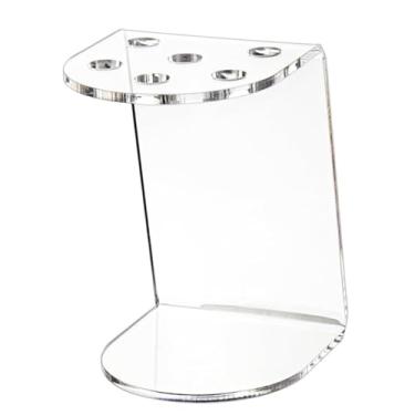 Imagem de Kokiya Suporte de tesouras para cabeleireiro, suporte de exposição para cabeleireiro, acrílico, para ferramentas, organizador de tesouras, armazenamento para