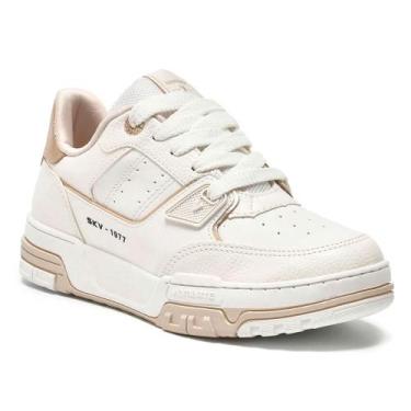 Imagem de Tênis Casual Feminino Via Marte 218-009-15, Branco, 36