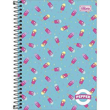 Imagem de Caderno Espiral Capa Dura Universitário 20 Matérias Pepper Feminino - 320 Folhas - Sortido