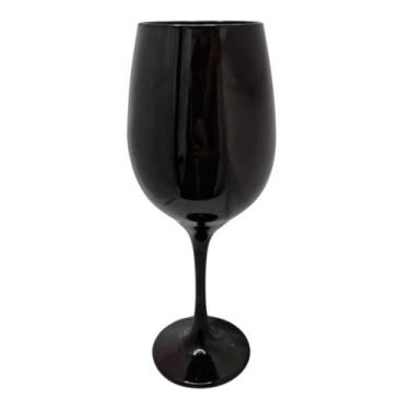 Imagem de Taça Vidro Preta Vinho Água 490Ml Nadir - Bialluz