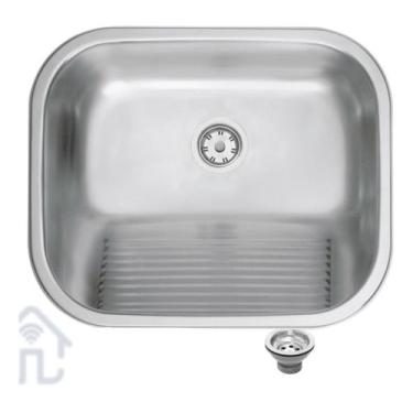 Imagem de Tanque Prime Aço Inox Tramontina Hera Grande Lavanderia 50x40 34L Acet