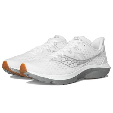 Imagem de Saucony Tênis masculino Kinvara 16, Branco/Goma, 43
