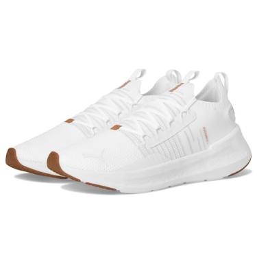Imagem de PUMA Tênis de corrida masculino Softride Symmetry Fuzion, Branco/cinza vapor/chiclete, 38