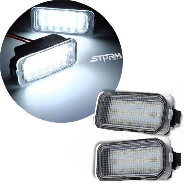 Imagem de Par Luz Placa Ford Ka New Fiesta Focus Ecosport Led Branco