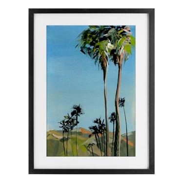 Imagem de Stupell Industries Impressão emoldurada Scenic Tall LA Palms preta sob vidro por Brook Page, 23 x 17