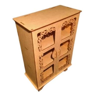 Imagem de Mini Armarinho arabesco MDF - Sem marca