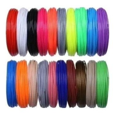 Imagem de Refil Filamento Pla Kit 20 Cores 200 M Caneta 3d Impressora - YooY.Air